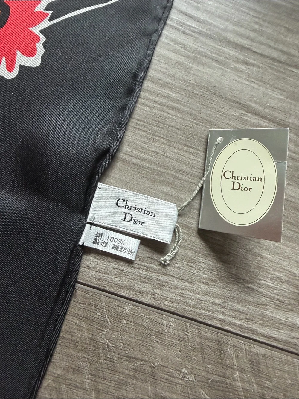 CHRISTIAN DIOR Silk Scarf NWT